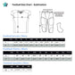 DIYUME Custom Unisex Adult Youth Classic Football Uniform