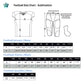 DIYUME Custom Men Youth Football Uniform Breathable Sportswear