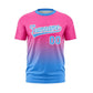 Custom Men Youth Baseball Team Shirts Gradient Sportswear