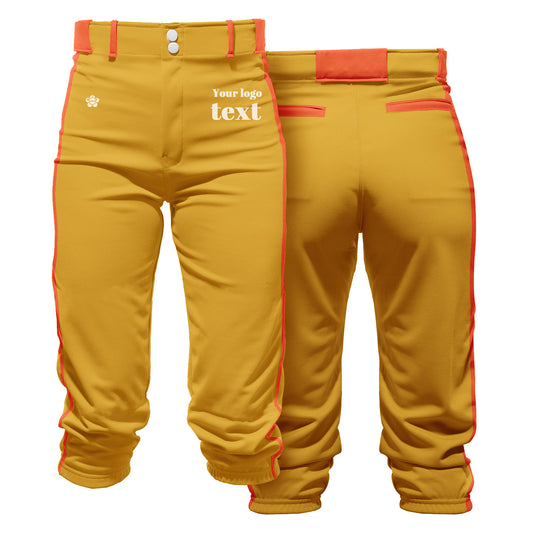 Custom Men Youth Knickers Baseball Pants Casual Trousers
