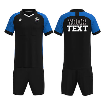 Soccer Referee Uniform Short Sleeve T-shirts Shorts