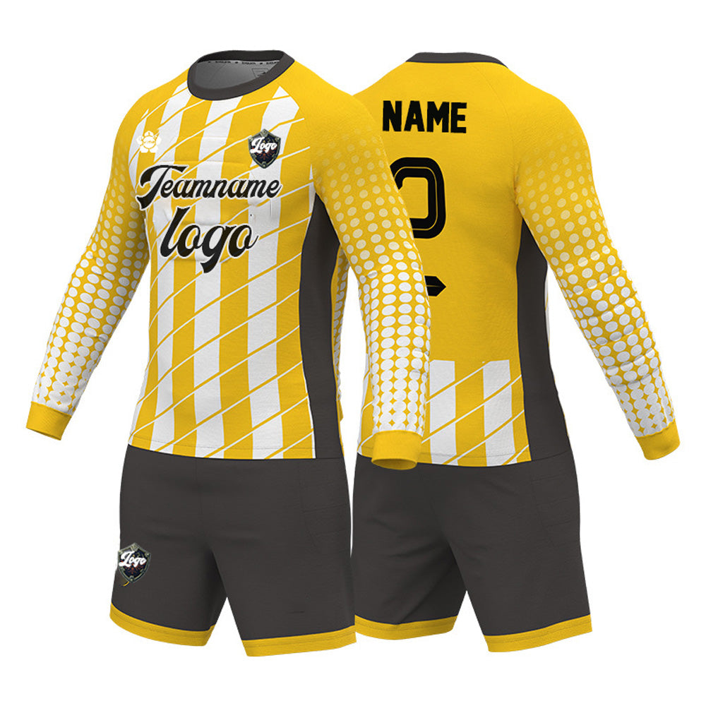 Soccer Goalie Jersey Football Shirt for Adult/Kids