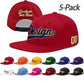 Custom Men Women Embroidery Baseball Hat Wholesale Sun Cap 5 Pack