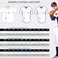 Custom Men Youth Baseball Jersey Sleeveless Shirts 3 Piece