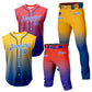 Custom Men Baseball Jersey Sports Sweatsuit 4 Piece