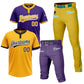 Custom Men Youth Baseball Jersey Sweatsuit 4 Piece