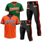 Custom Men Youth Baseball Jersey Sweatsuit 4 Piece