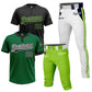 Custom Men Youth Baseball Jersey Sweatsuit 4 Piece