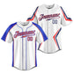 Custom Men Baseball Jersey Short Sleeve Shirts 2 Set