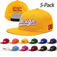 Custom Men Women Embroidery Baseball Hat Wholesale Sun Cap 5 Pack