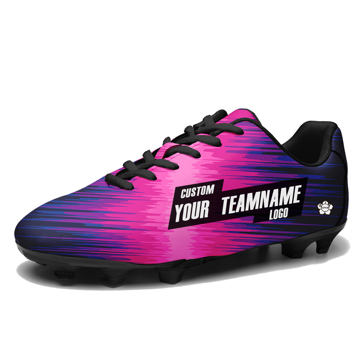 Custom Gradient Soccer Cleats Sports Shoes for Kids Adults