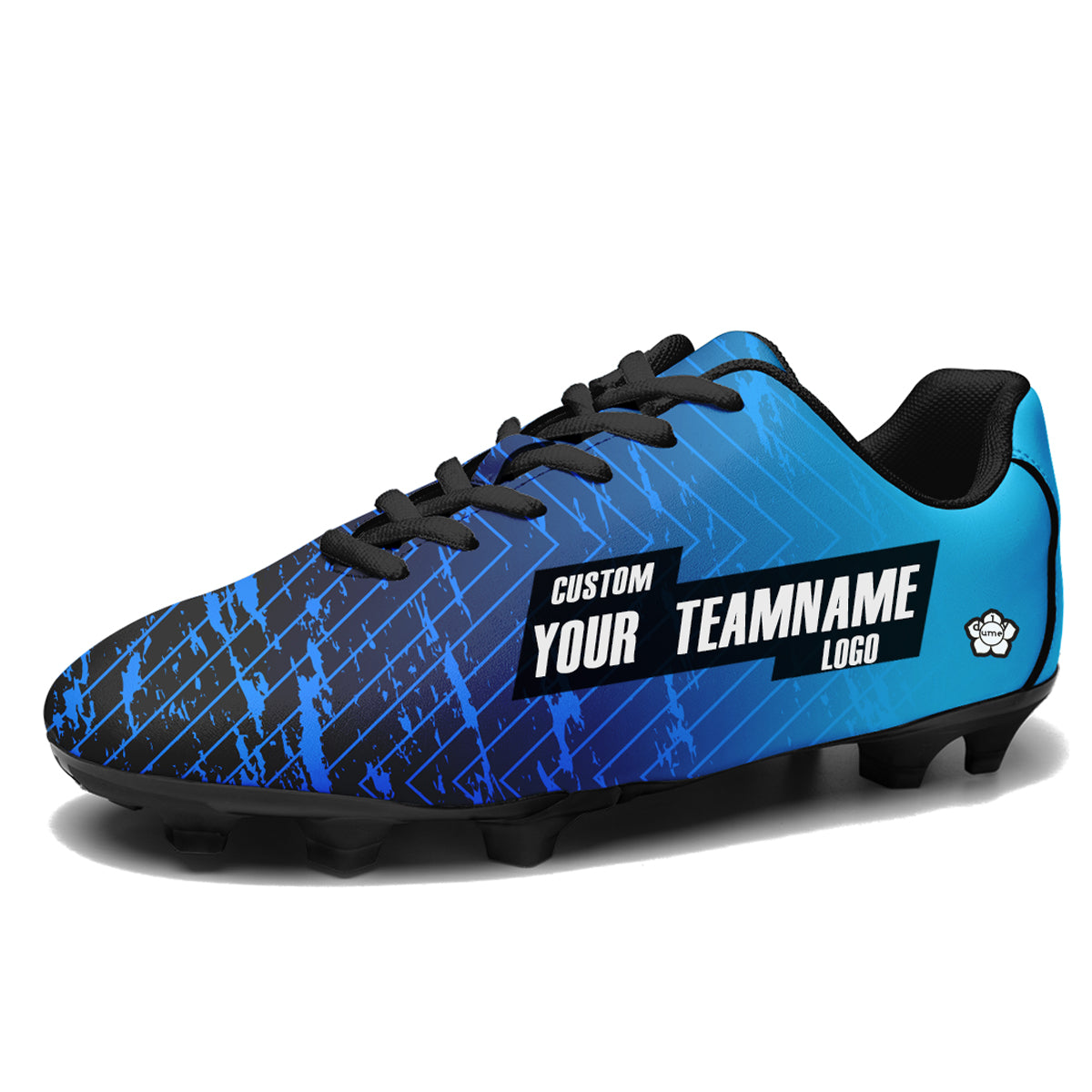 Custom Gradient Soccer Cleats Sports Shoes for Kids Adults