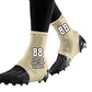 Custom Football Spats Cleat Covers Guards for Kids Adults