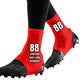 Custom Football Spats Cleat Covers Guards for Kids Adults