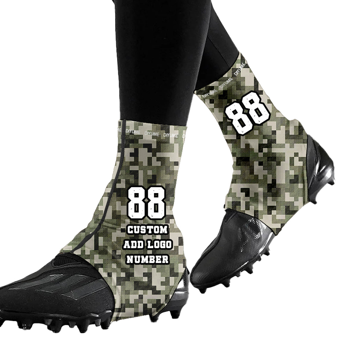Custom Camouflage Spats Football Cleat Covers Sports Gear