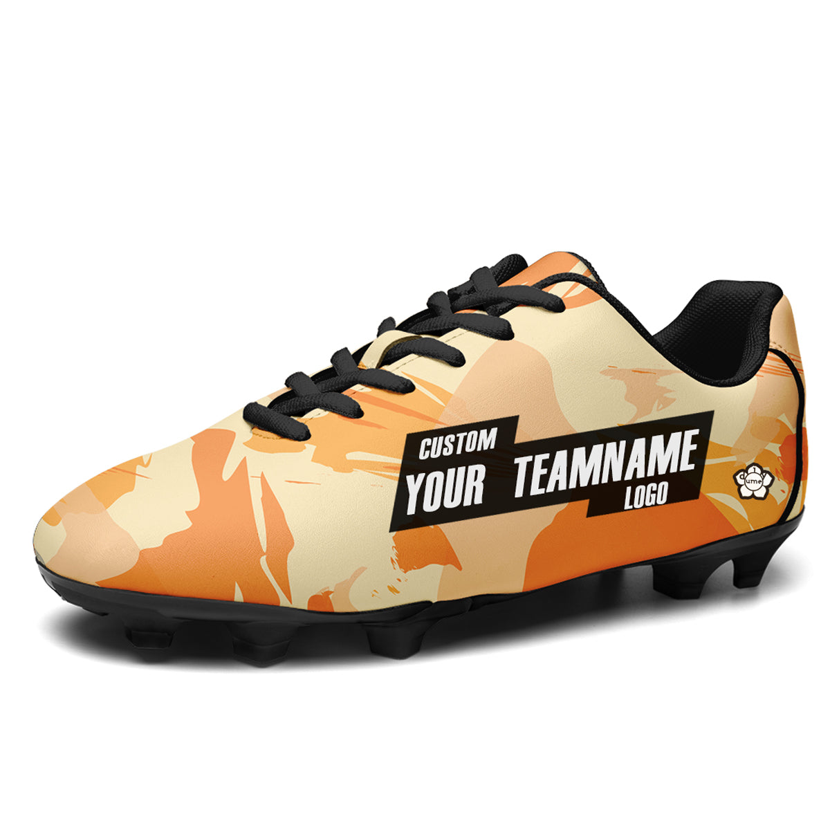 Custom Camo Soccer Cleats Sports Shoes for Kids Adults