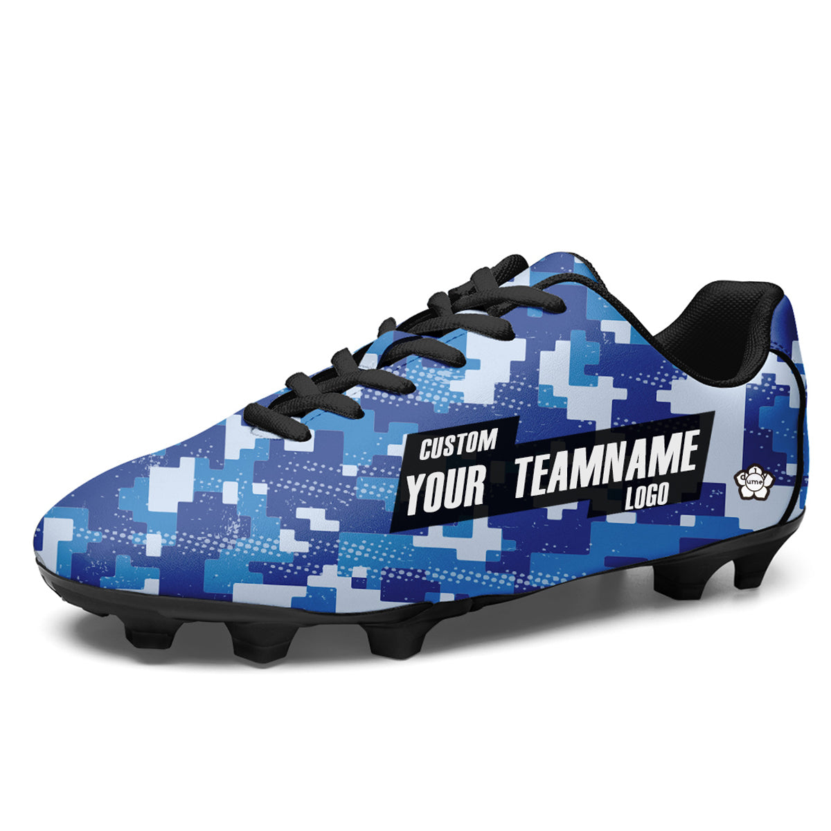 Custom Camo Soccer Cleats Sports Shoes for Kids Adults