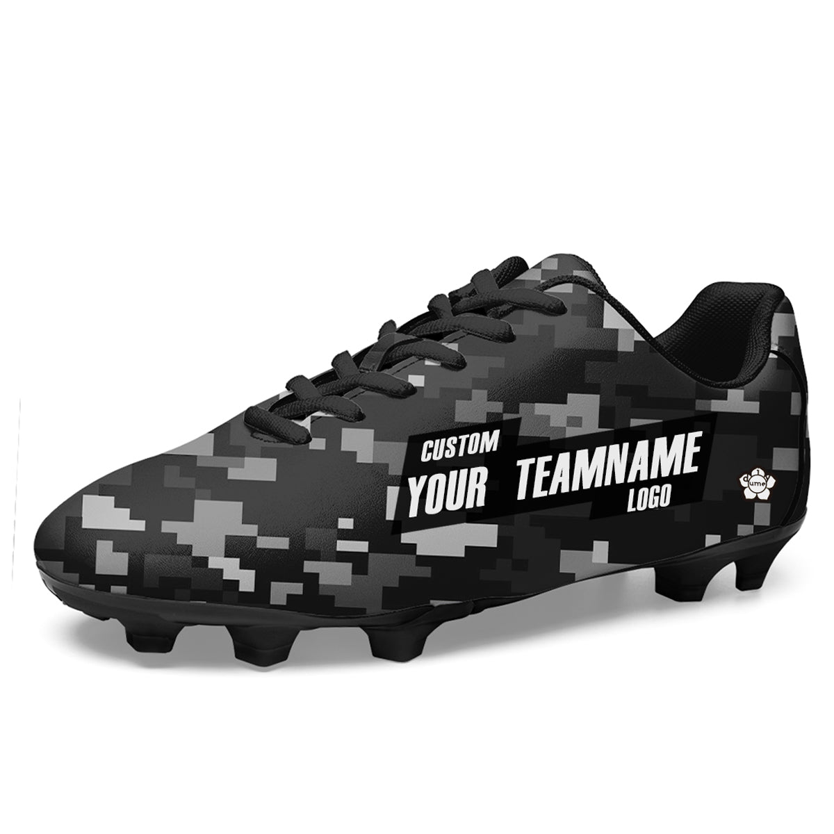 Custom Camo Soccer Cleats Sports Shoes for Kids Adults