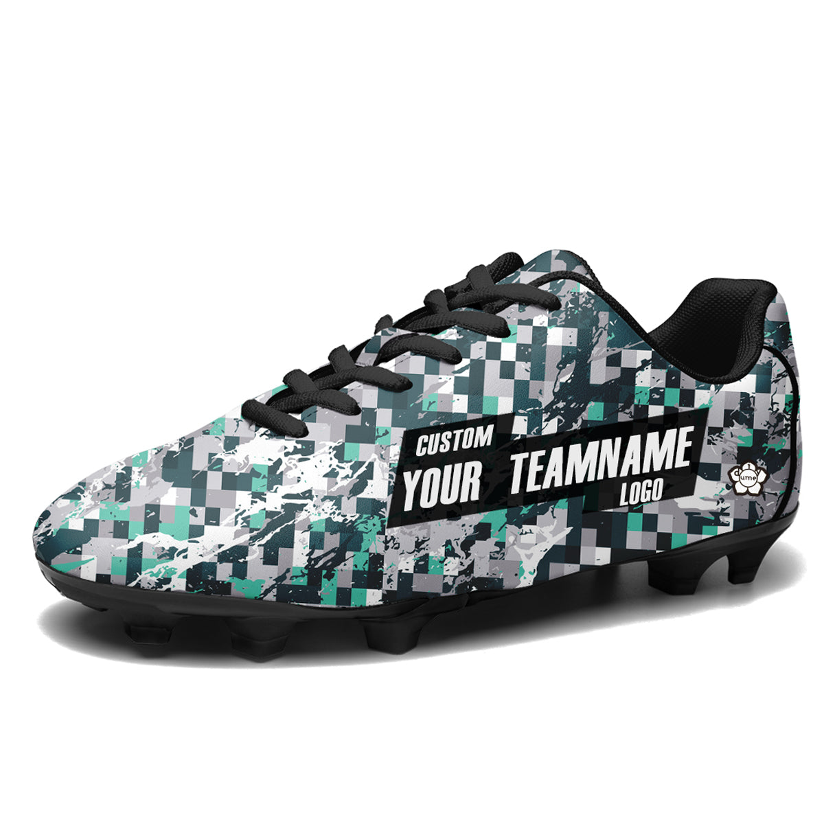 Custom Camo Soccer Cleats Sports Shoes for Kids Adults