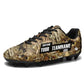 Custom Camo Soccer Cleats Sports Shoes for Kids Adults