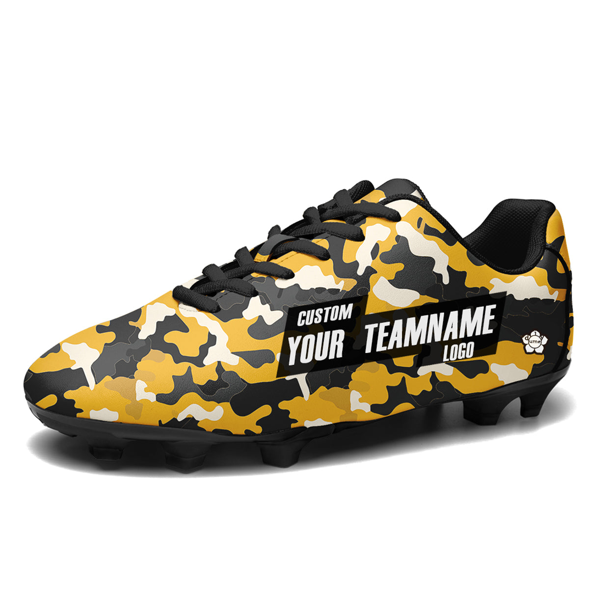 Custom Camo Soccer Cleats Sports Shoes for Kids Adults