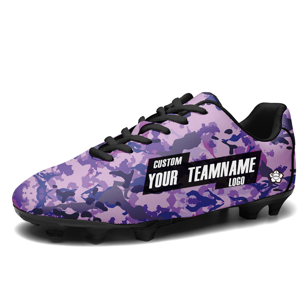 Custom Camo Soccer Cleats Sports Shoes for Kids Adults