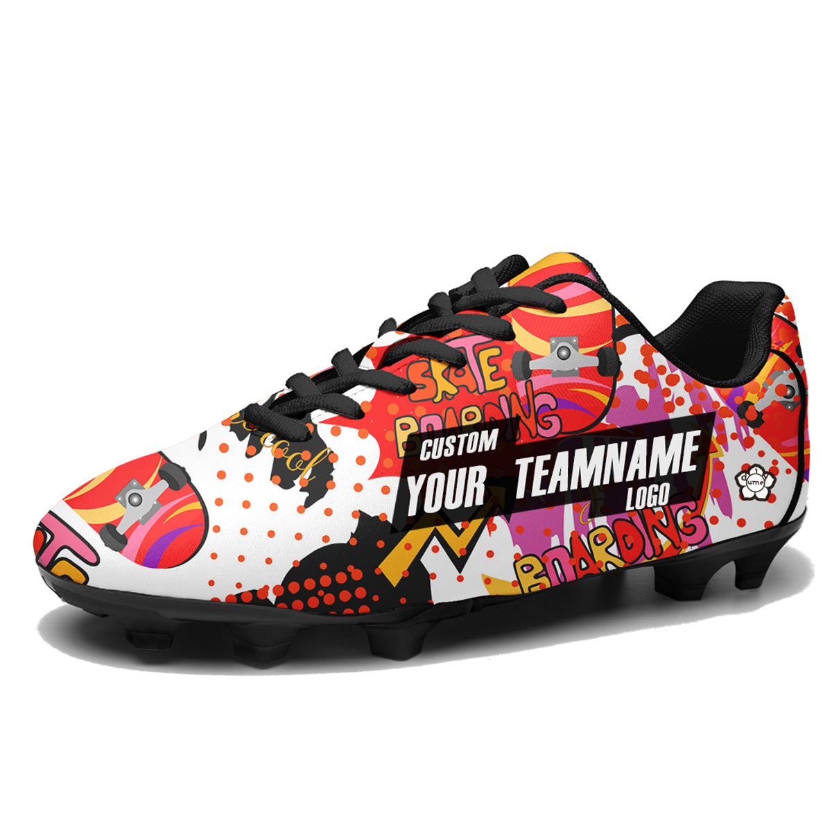 Customizable Graffiti Street Art Soccer Cleats for Teams