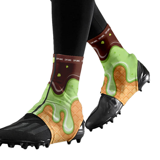 Personalized Kids Youth Ice Cream Spat Cover Cleats