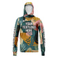 Unisex Hawaii Sun Shirt Hooded Add Your Text Photo