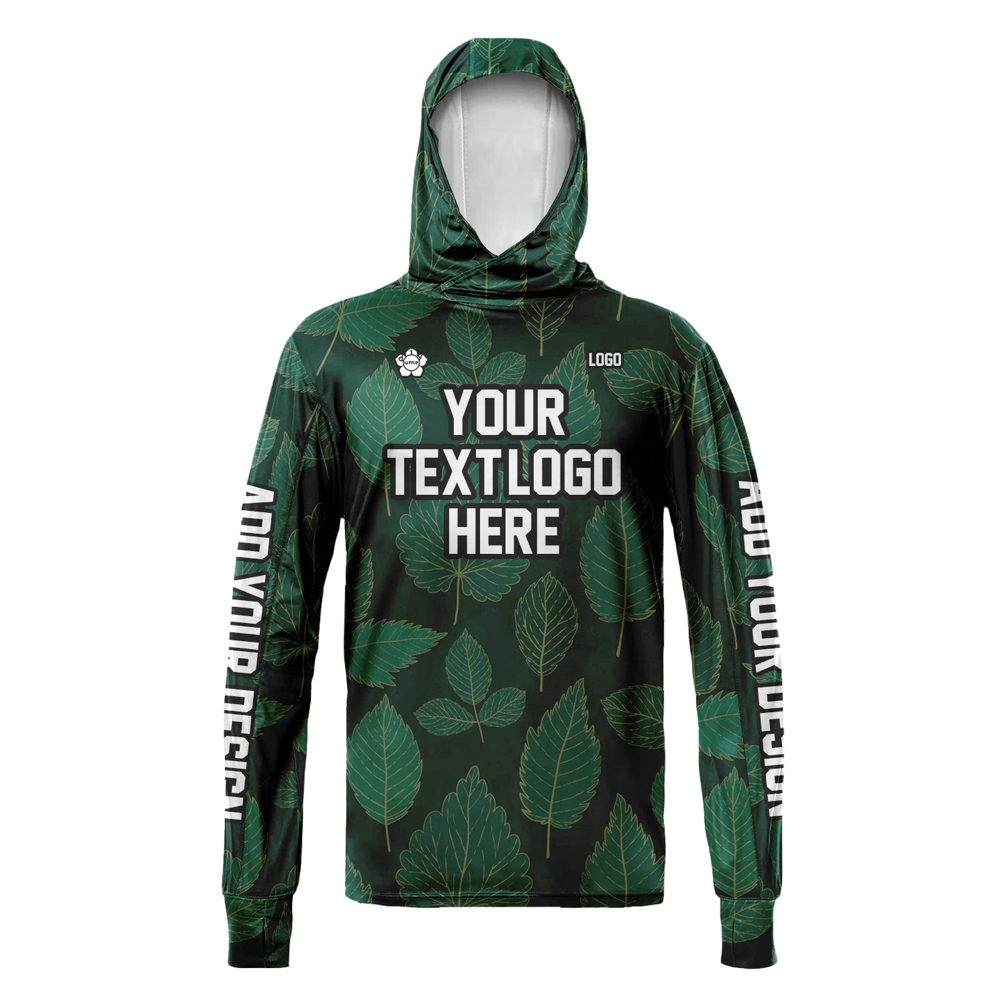 Unisex Hawaii Sun Shirt Hooded Add Your Text Photo