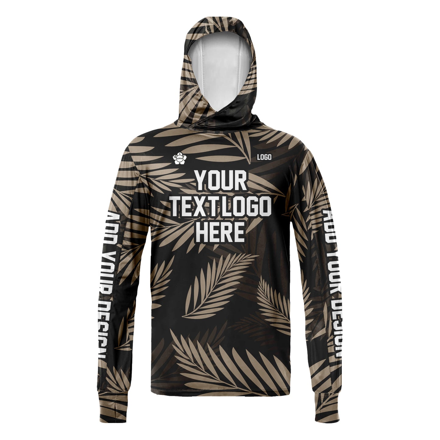 Unisex Hawaii Sun Shirt Hooded Add Your Text Photo