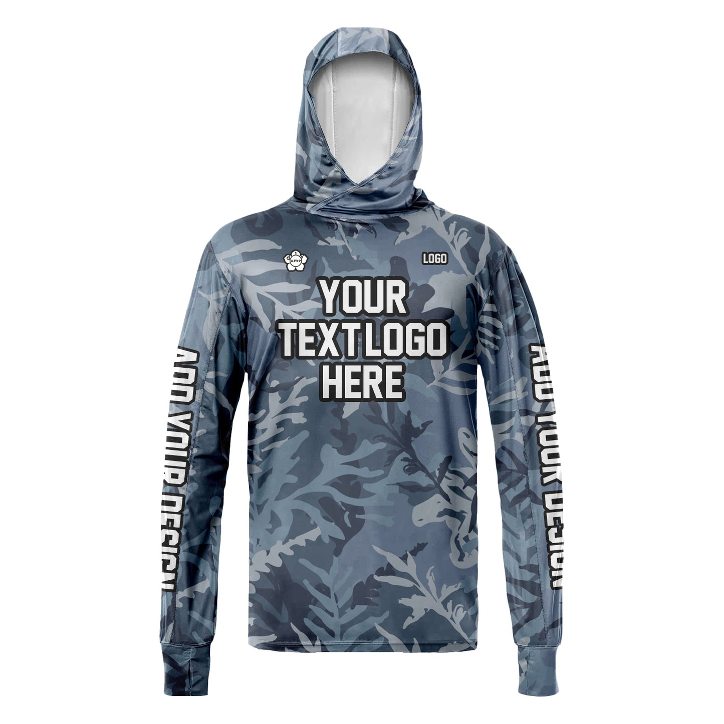 Unisex Hawaii Sun Shirt Hooded Add Your Text Photo