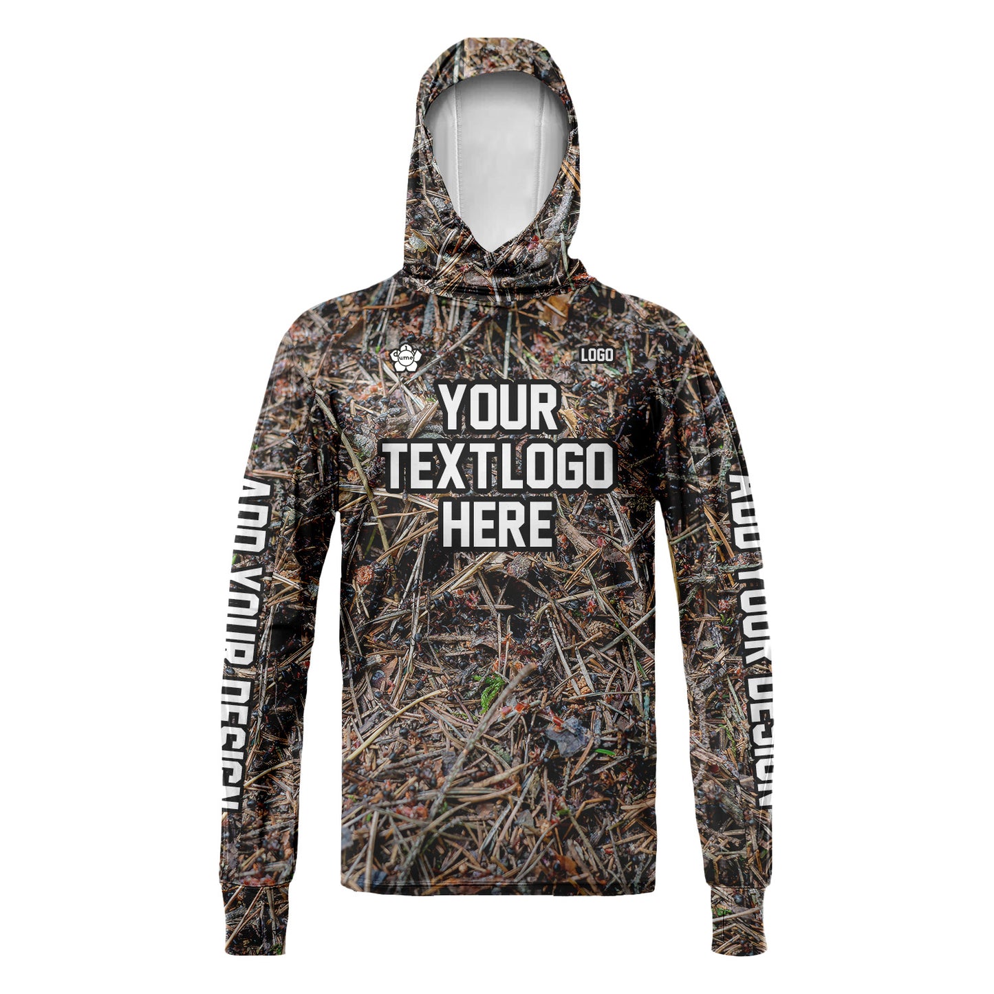 Unisex Woodland Sun Shirt Hooded Add Your Text Photo