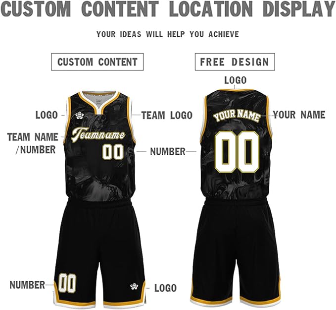 Custom Basketball Jerseys Team sports Uniforms